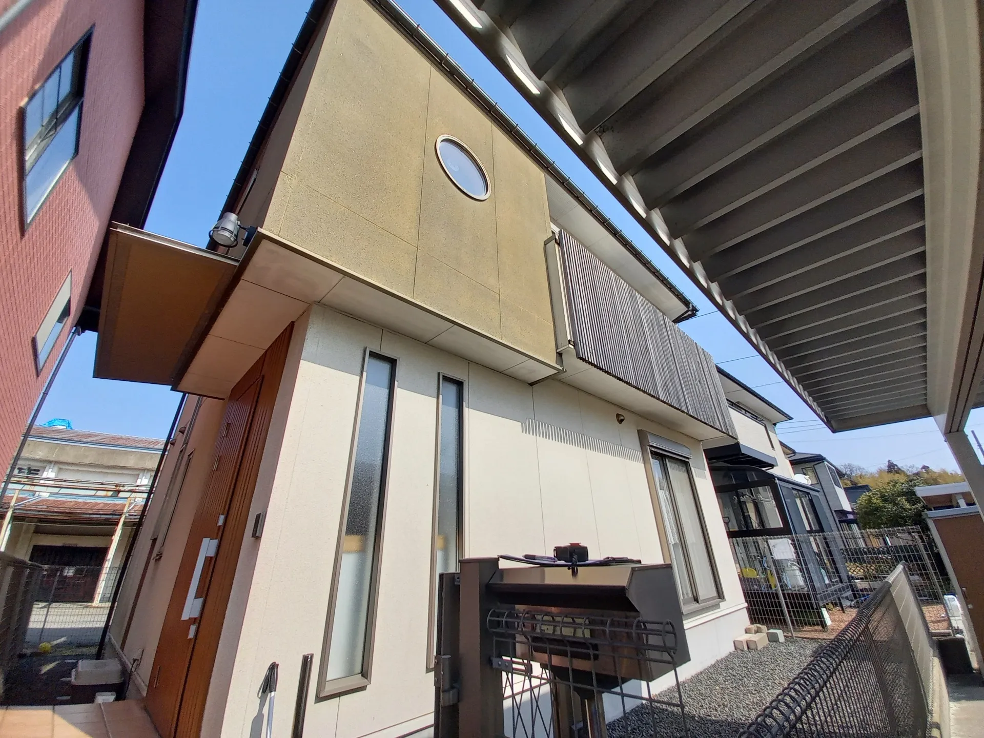 福井リフォーム！戸建て住宅　屋根・外壁塗装工事開始です！