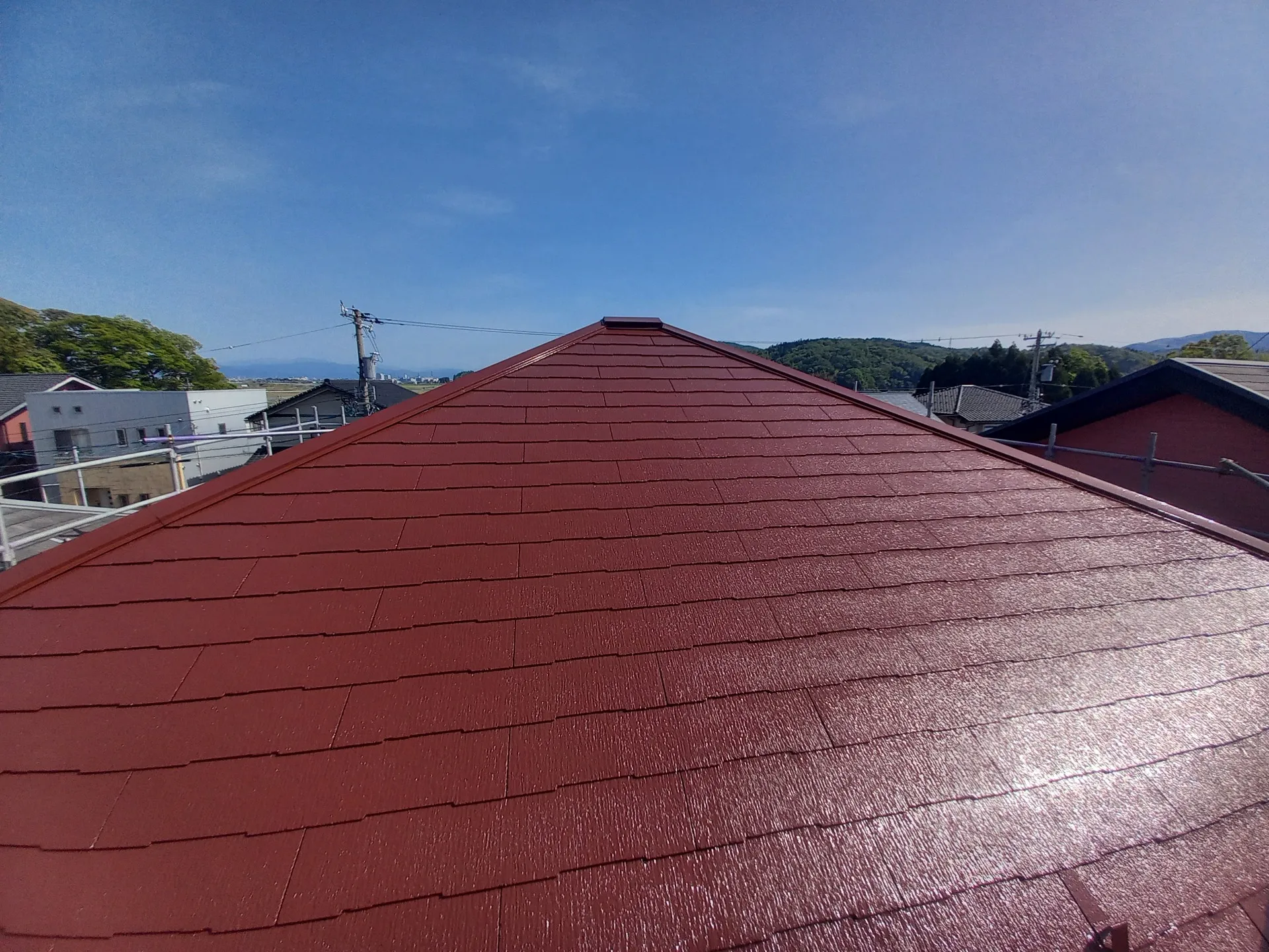 福井リフォーム！戸建て住宅の屋根・外壁塗装工事完了！